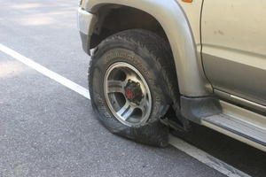 The flattest flat tire