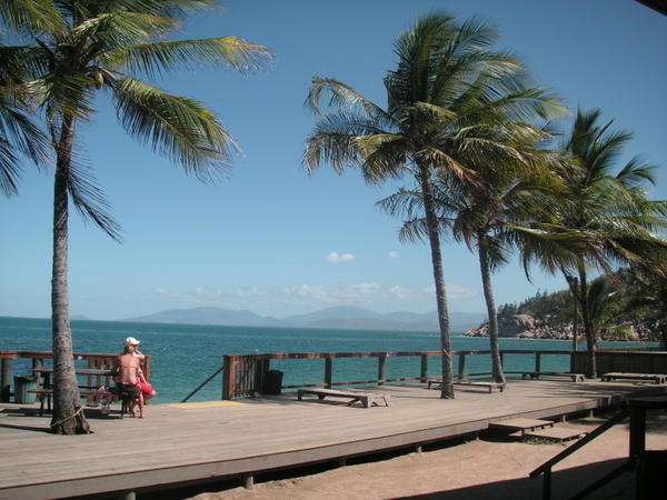 view from hostel on magnetic island
