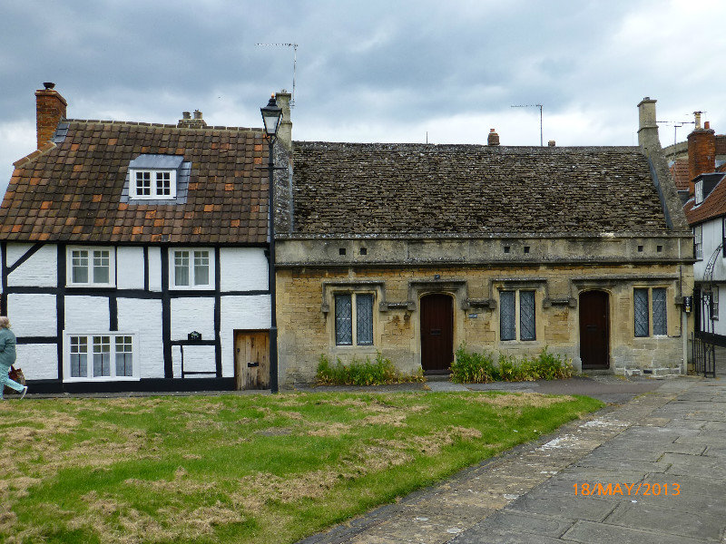 16th century buildings in the church precincts.