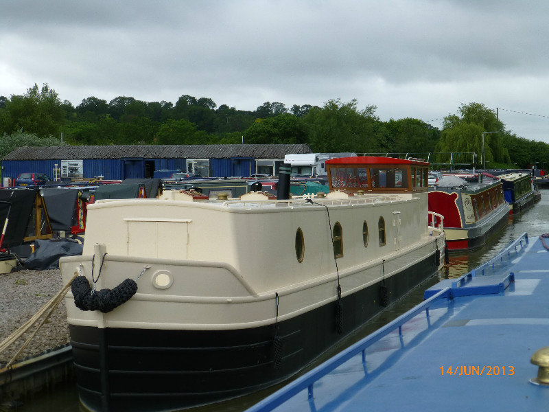 Unusual - a Dutch barge style but only narrowboat width...