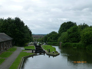 From the top of Delph Locks.