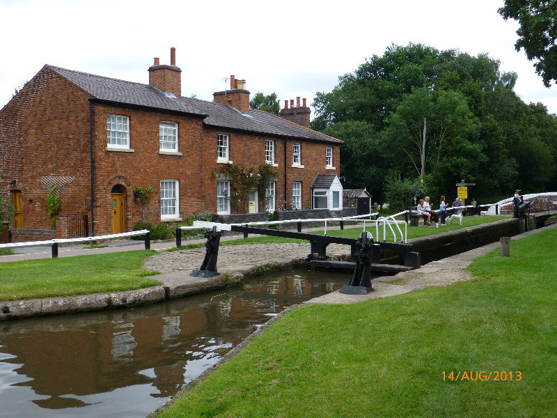 Canal cottages.