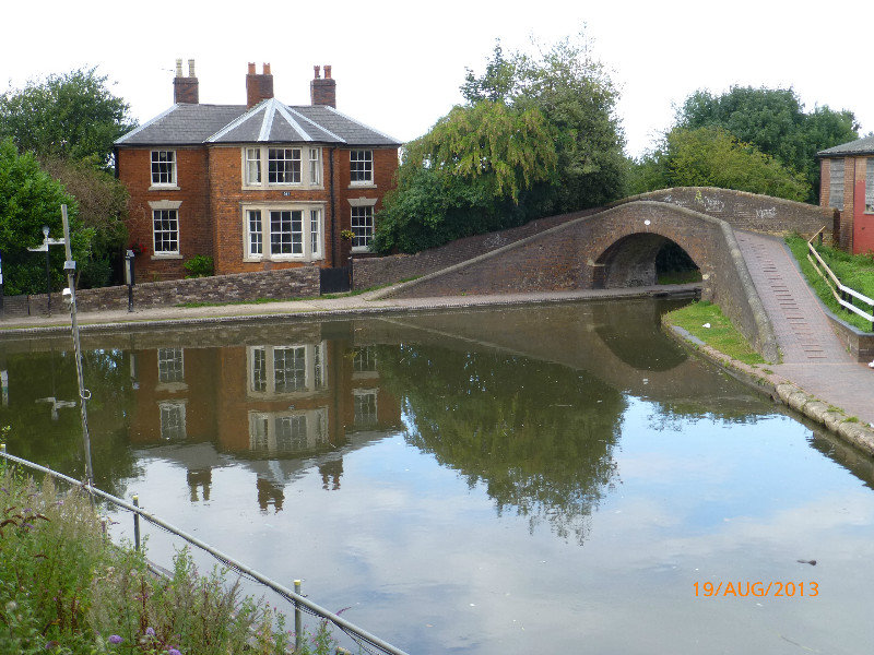 Unusual double-fronted canal cottage.