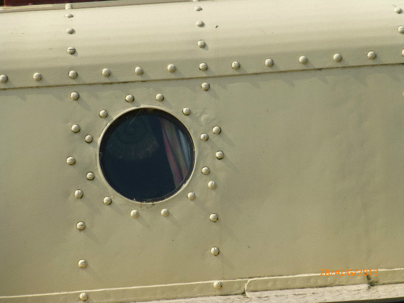 Some of the many rivets on Sharpness.