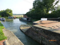 The towpath side bottom lock.