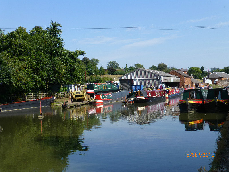 One of the Braunston boatyards