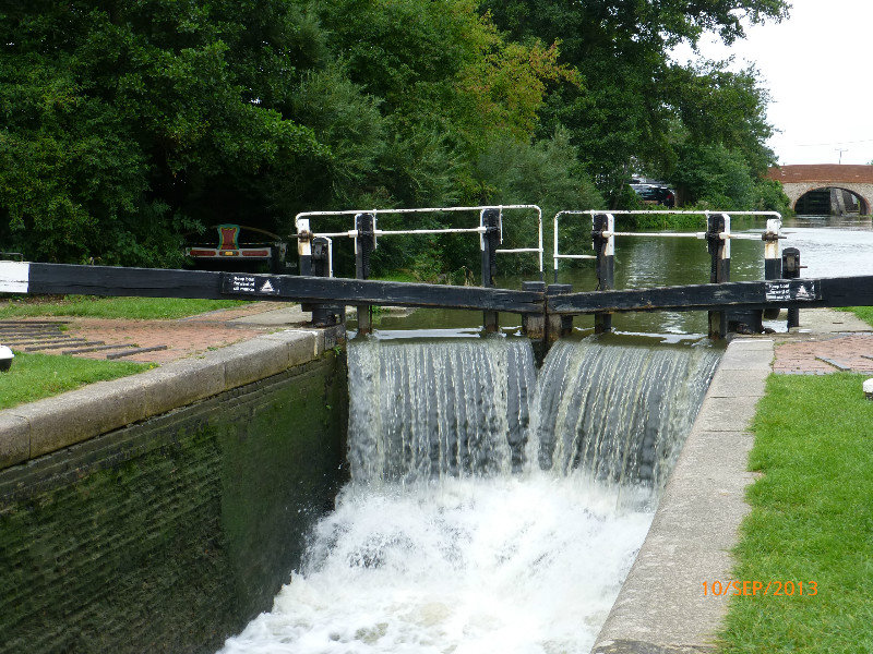One of the overflowing locks.