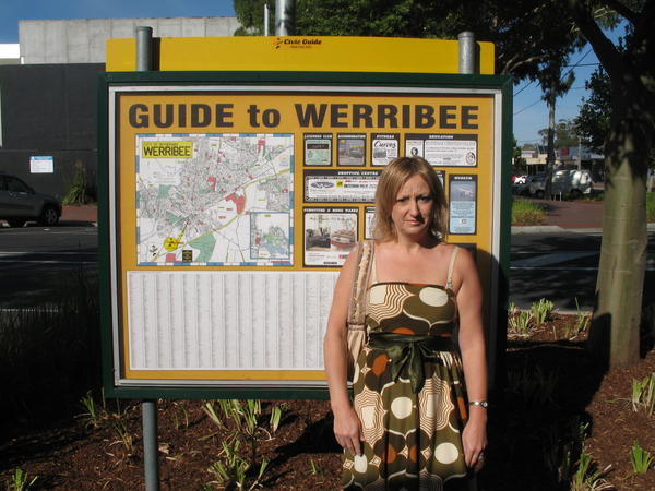 Tracey in her home-town Werribee