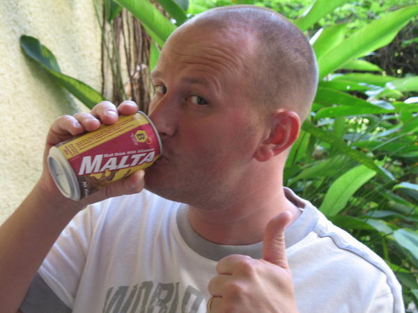 Remember this Iain? The famous Malta drink we had in Africa that time ! 