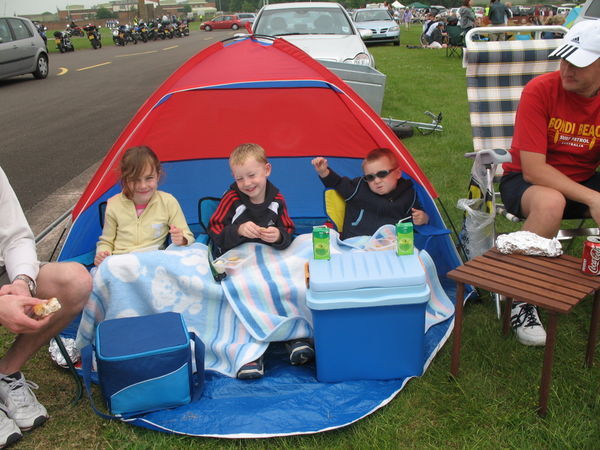 3 in a tent