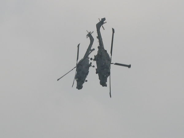 Airshow helicopters