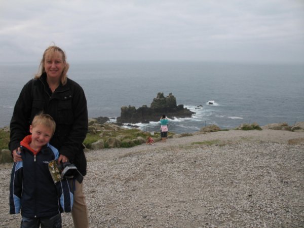 Tracey and Josh at Land's End