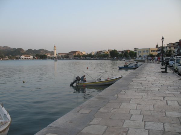 Zante Town harbour