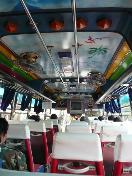 An example of one of the local Thai buses