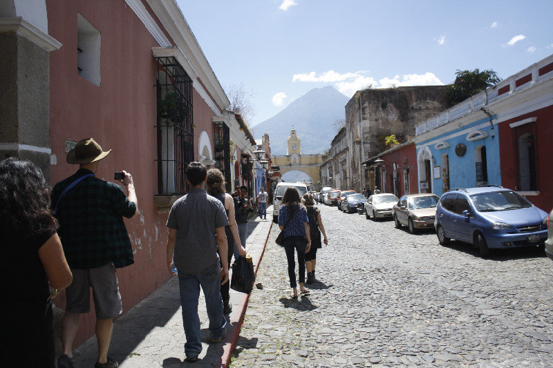 Walking the streets of Antigua