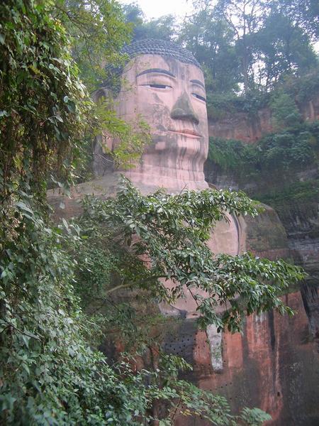 The Leshan Buddha - Upper Half