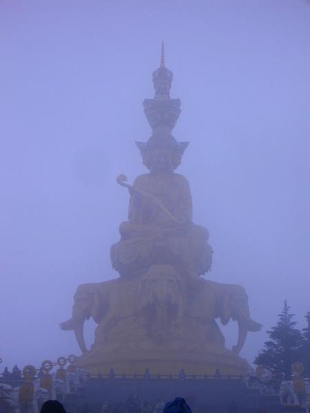 The Bronze Buddha at the Top of Mt Emei