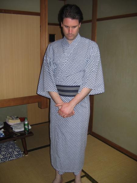 Yukata Robe given at our Ryokan in Kyoto | Photo