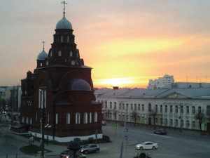 Sunset over Vladimir