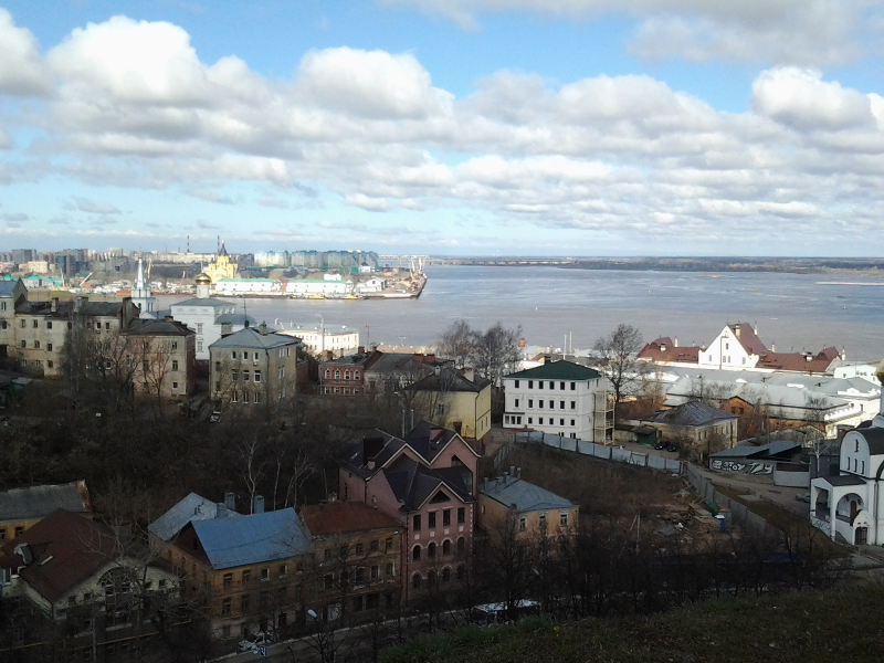 View across Volga from the Kremlin
