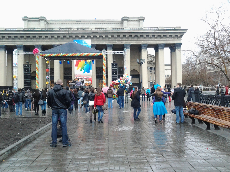 Easter concert in Lenin's Square