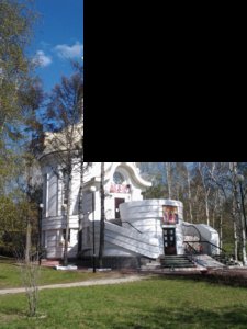 Pretty church in Irkutsk suburbs