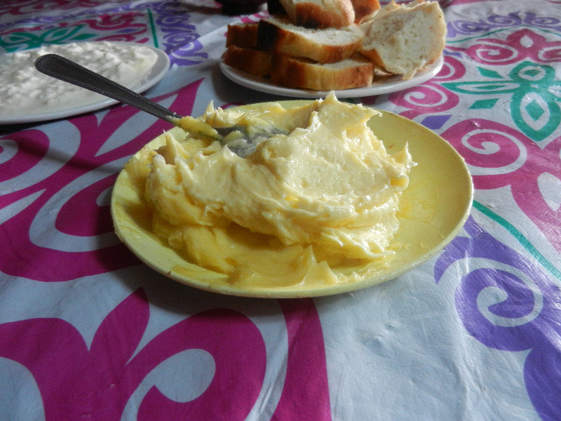 Butter at Kazakh family