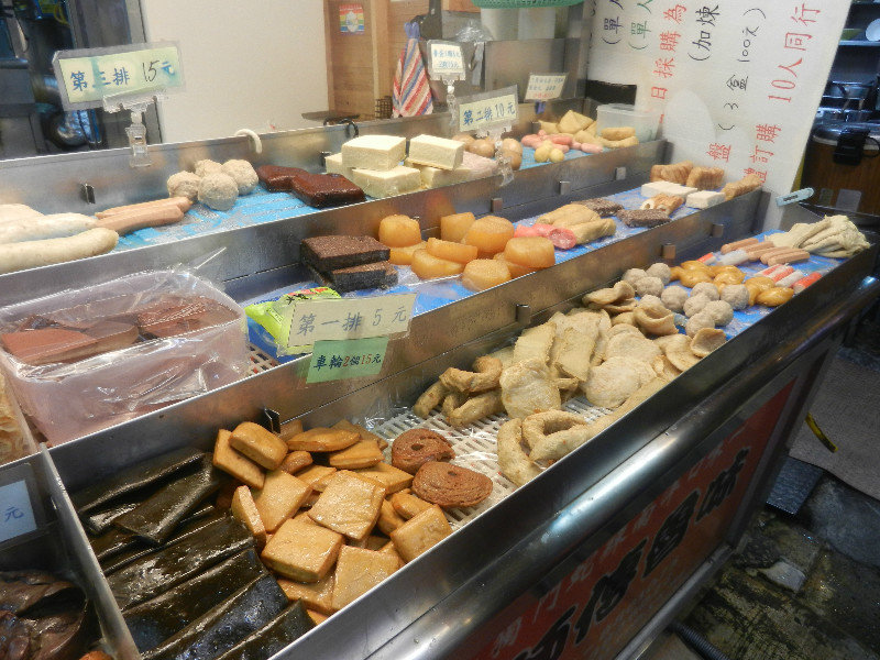Selection of meat, fish and tofu