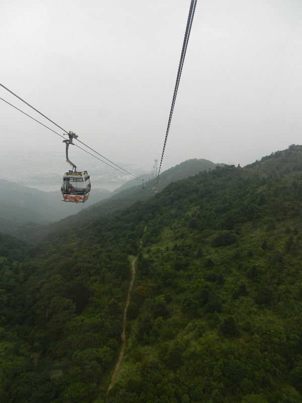 View from Ngong Ping cable car