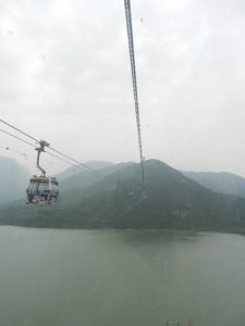 View from Ngong Ping cable car
