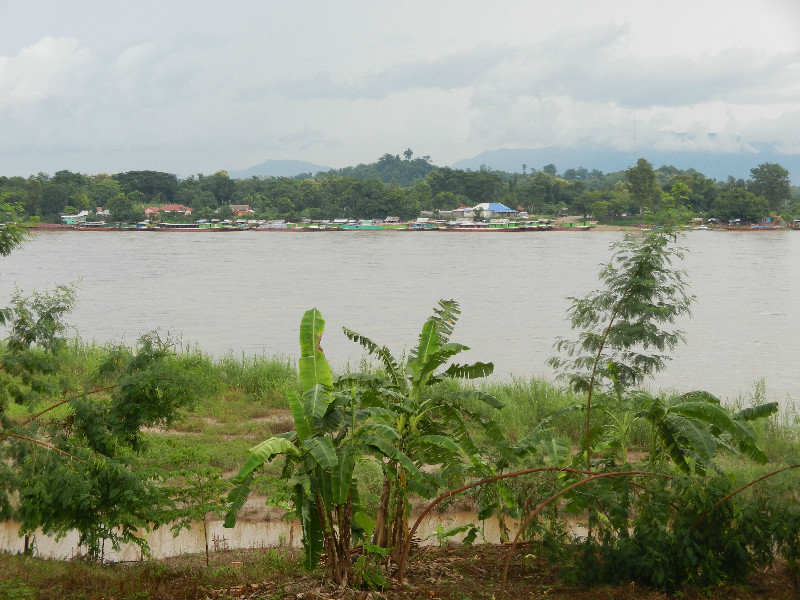 View across the river to Laos