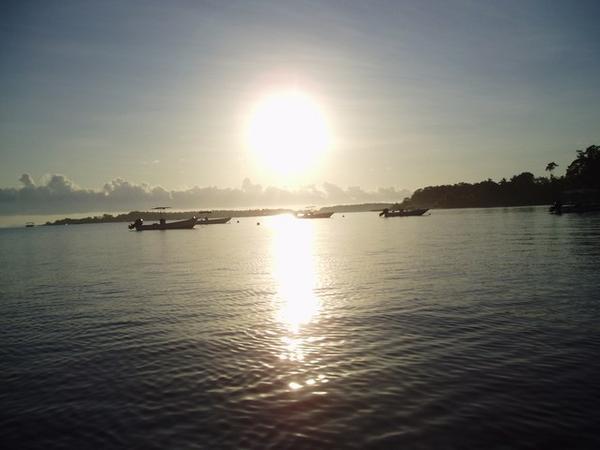 Morning in the Peurto Jiminez Harbour