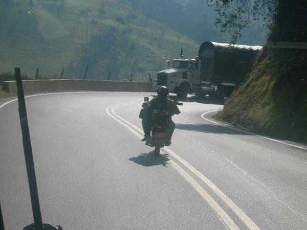 They do drive on the right hand lane here in Colombia, ¿¿Don´t they??