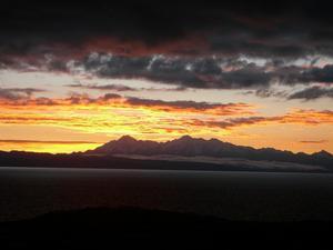 Sun Rise over Cordillera Real