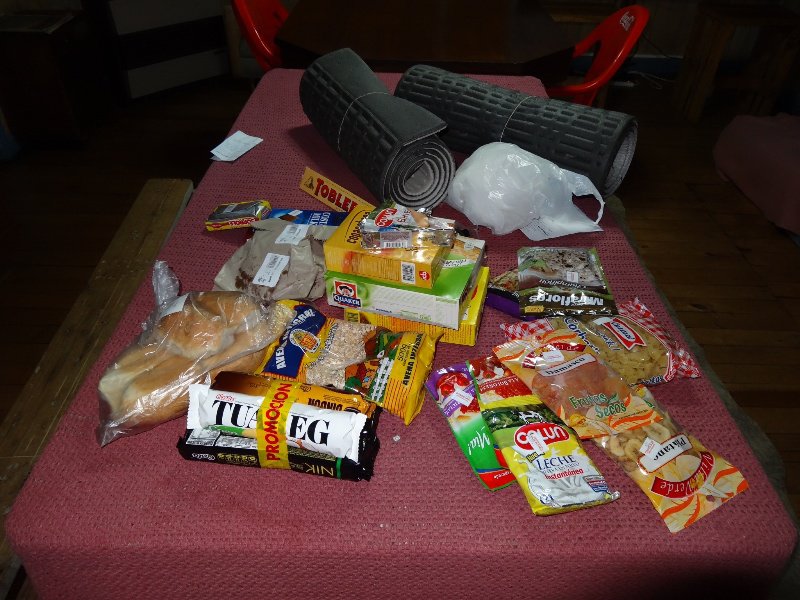 Our food for 5 days!