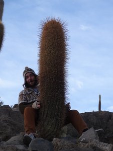 James and his massive cactus