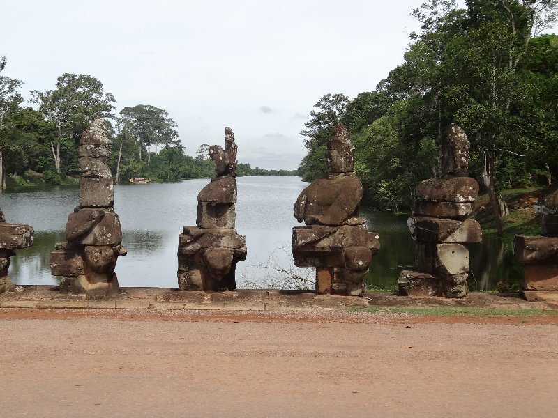 The 12k moat round Angkor Thom 