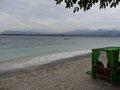 The view from our beach on Gili Air across to the volcanoes of Lombok