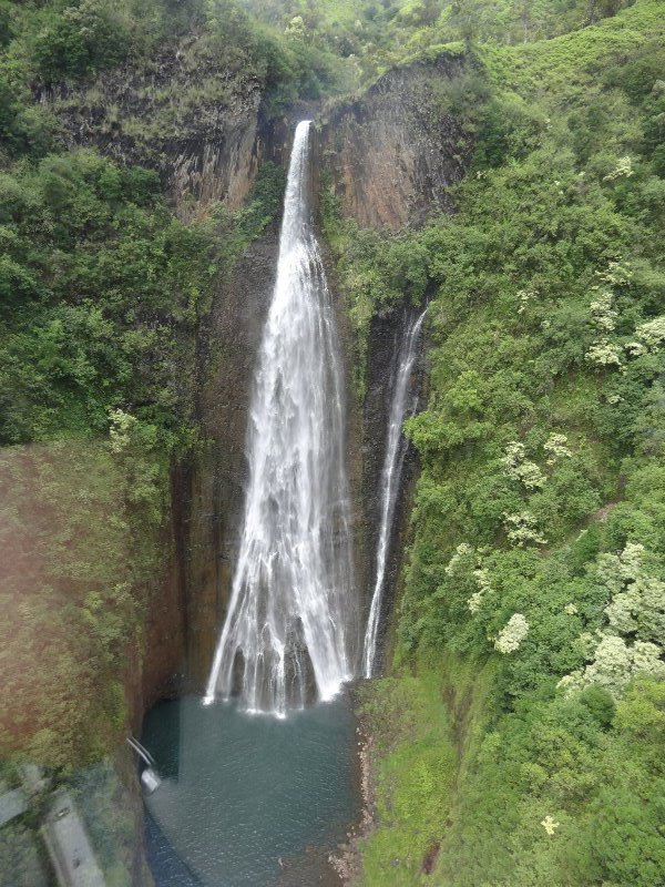 Waterfall where early scenes of Jurassic park where filmed
