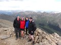 At the summit of mt Elbert with Mel and Charlie 
