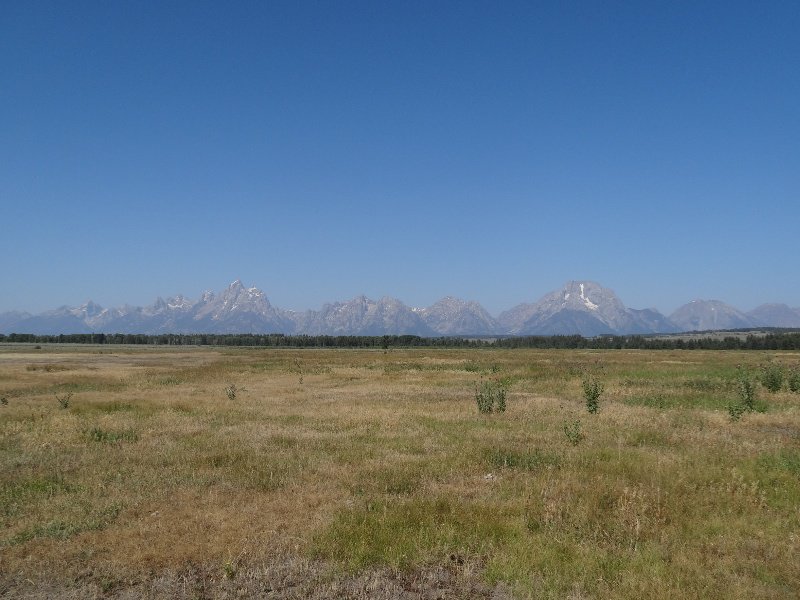 The Teton mountains