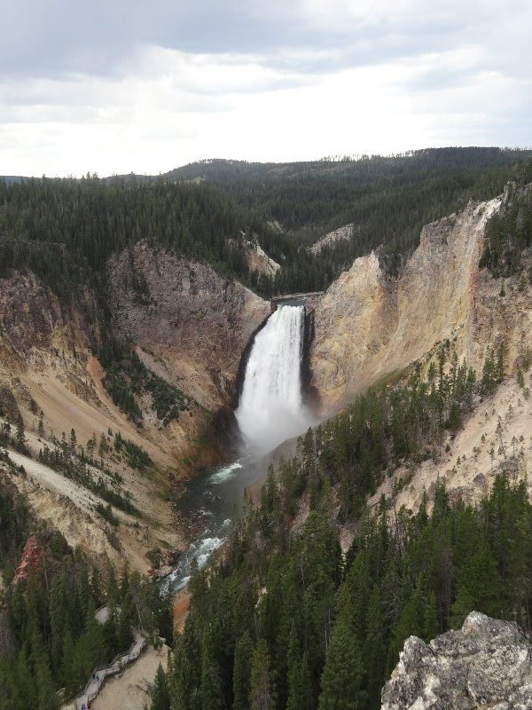 Lower falls, 300ft and a lot of water