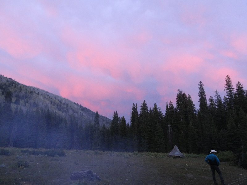 Sunrise from the campsite