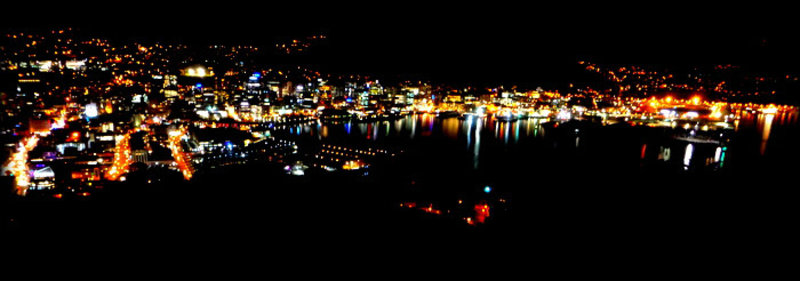 Letzter Abend vor meiner Nordinsel-Reise in Wellington.. Mt. Victoria Lookout.. &lt;3