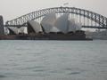 Sydney harbour bridge and the opera house