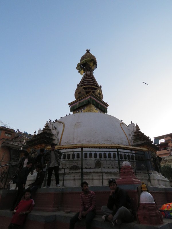 Stupa at dusk