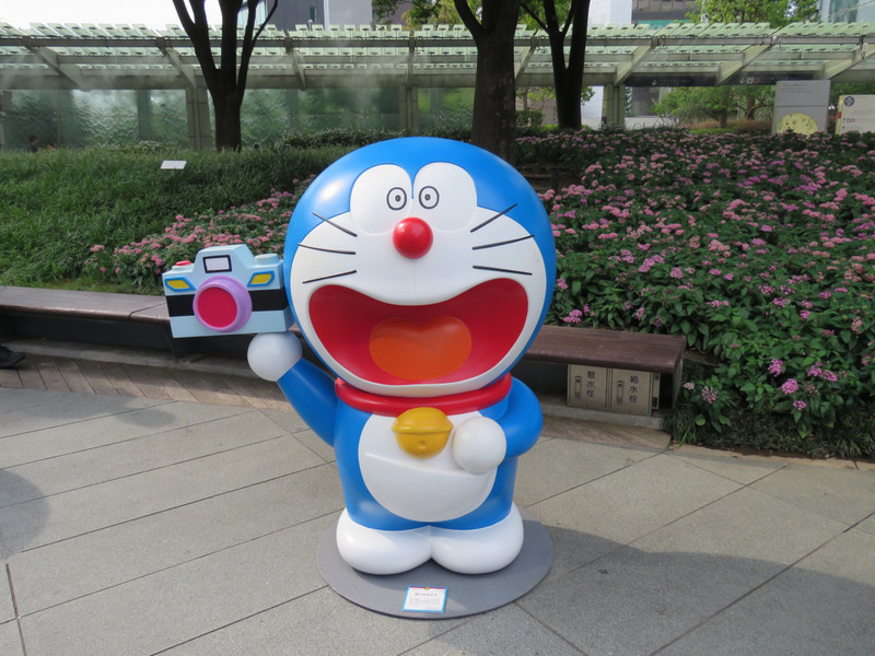 Doraemon art installation