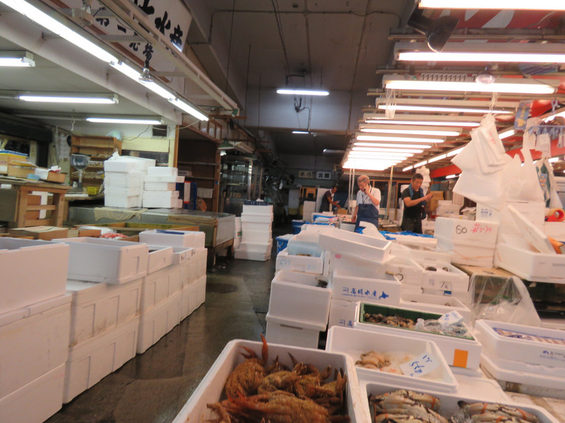Inside the fish market