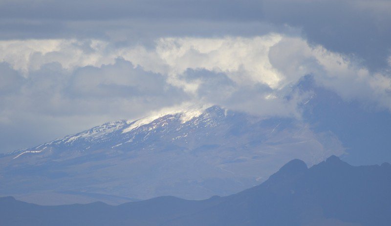 Cayambe in the distance