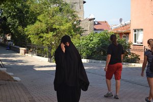 Burkahs and cell phones